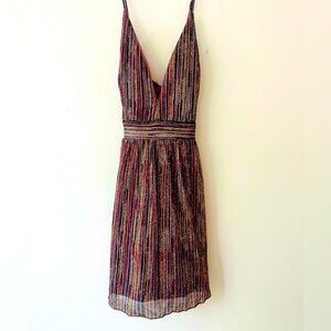 Xtraordinary multicolor Metallic Mini Dress size Junior 13 Women’s M/L